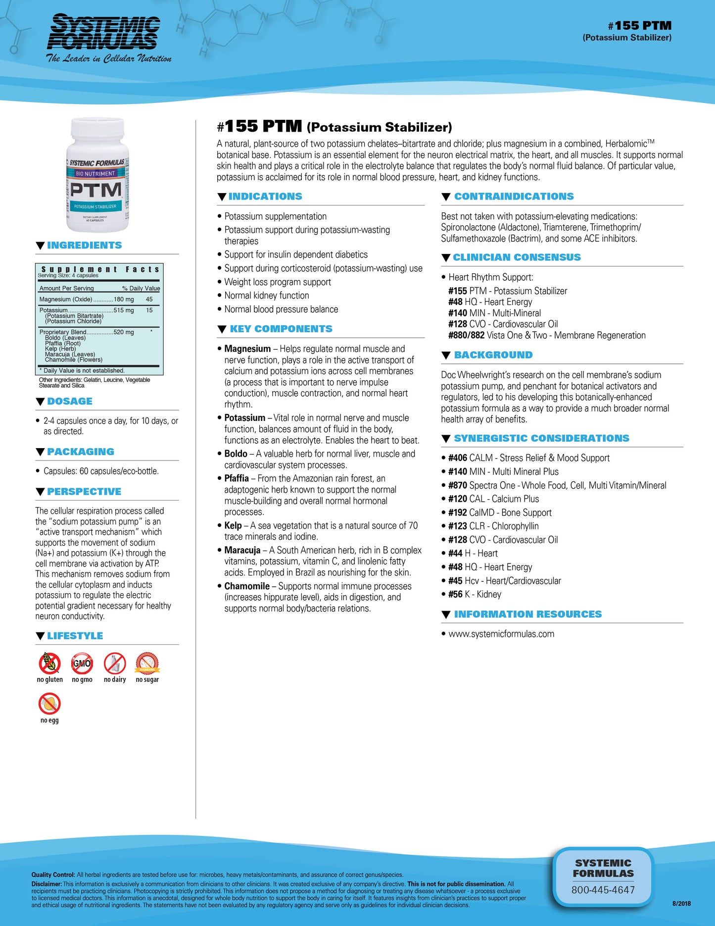 PTM - Potassium Stabilizer