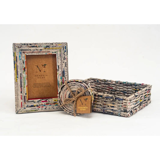 Recycle Newspaper Gift Set